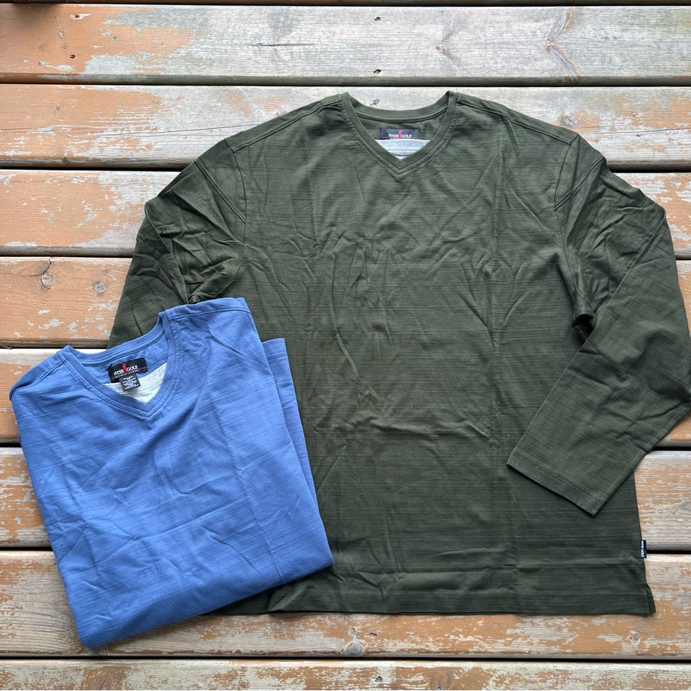 Weir Golf Long Sleeve Tops - 2 Count - Size XL